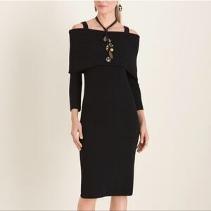 Elegant Black Off-Shoulder Dress